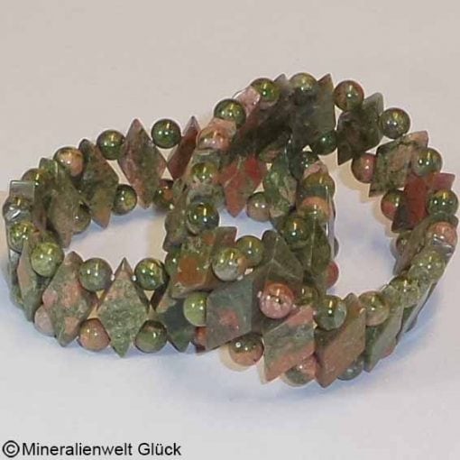 Unakit Edelstein, Armbänder, Edelsteine, Heilsteine