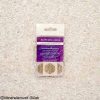 Lebensblume transparent Gold Ø30 mm 3 Stück (3xtransparent-gold), Feng Shui, Edelsteine, Heilsteine