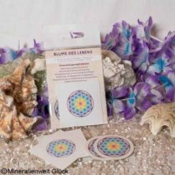 Aufkleber und Untersetzer Blume des Lebens