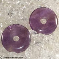 Amethyst Donut, Donutscheiben, Edelsteine, Heilsteine