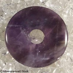 Amethyst Edelstein Donut, Donutscheiben, Edelsteine, Heilsteine