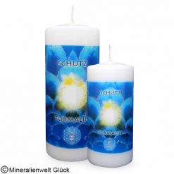 Energiekerze Turmalin, Kerzen, Edelsteine, Heilsteine