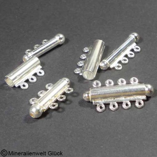 Schiebeschließen mehrreihig, Schmuckanfertigung, Edelsteine, Heilsteine