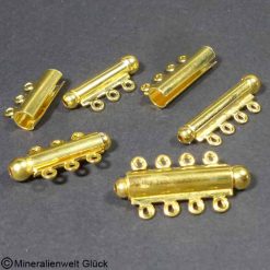 Schiebeschließen mehrreihig, Schmuckanfertigung, Edelsteine, Heilsteine