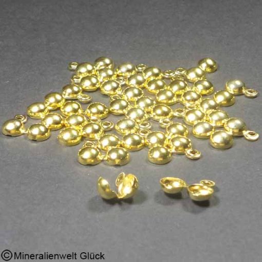 Klappkapseln mit Ring, Schmuckanfertigung, Edelsteine, Heilsteine