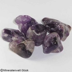 Amethyst Trommelstein, Edelsteine, Heilsteine