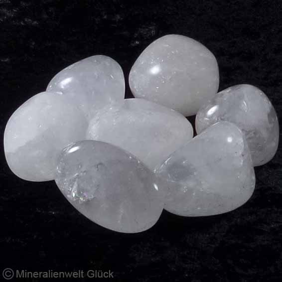 Kleine Trommelsteine Bergkristall Ladesteine Edelsteine Heilsteine 50 g 