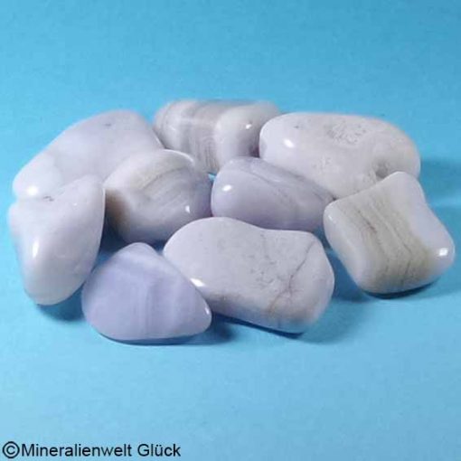 Chalcedon Trommelsteine, Edelsteine, Heilsteine