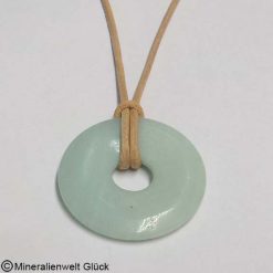 Amazonit Donut, Donuscheiben,Mineralien, Edelsteine, Heilsteine