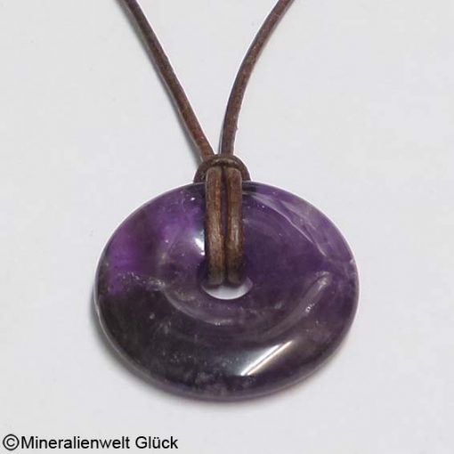 Amethyst Donut, Donuscheiben,Mineralien, Edelsteine, Heilsteine