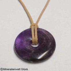 Amethyst Donut, Donuscheiben,Mineralien, Edelsteine, Heilsteine