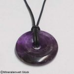Amethyst Donut, Donuscheiben,Mineralien, Edelsteine, Heilsteine