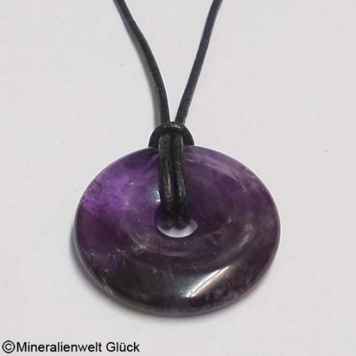 Amethyst Donut, Donuscheiben,Mineralien, Edelsteine, Heilsteine