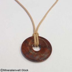 Breckzienjaspis Donut, Donuts, Mineralien, Edelsteine, Heilsteine