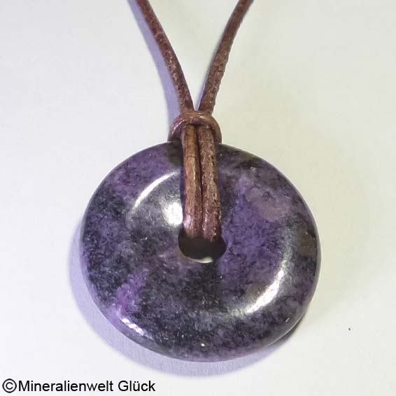 Charoit Edelstein, Donuts, Mineralien, Edelsteine, Heilsteine