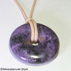 Charoit Edelstein, Donuts, Mineralien, Edelsteine, Heilsteine