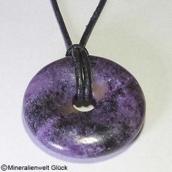 Charoit Edelstein, Donuts, Mineralien, Edelsteine, Heilsteine