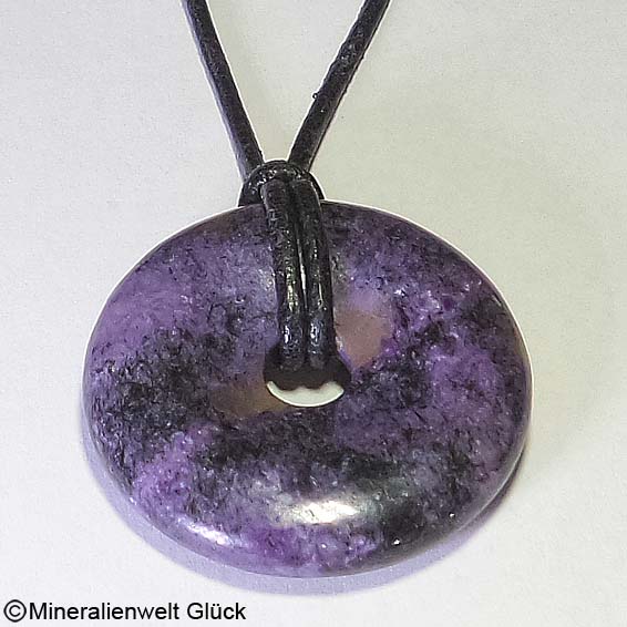 Charoit Edelstein, Donuts, Mineralien, Edelsteine, Heilsteine