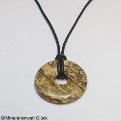 Landschaftsjaspis Donut, Donuts, Mineralien, Edelsteine, Heilsteine