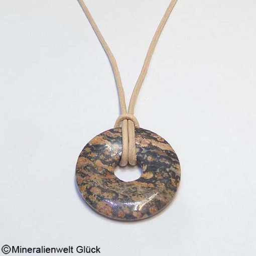 Leopardenjaspis Donut, Donuts, Mineralien, Edelsteine, Heilsteine