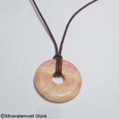 Rhodochrosit Donut, Donutscheiben, Mineralien, Edelsteine, Heilsteine