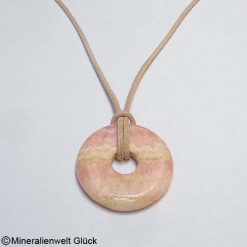 Rhodochrosit Donut, Donutscheiben, Mineralien, Edelsteine, Heilsteine