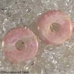 Rhodochrosit Donut, Donutscheiben, Mineralien, Edelsteine, Heilsteine