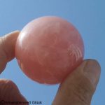 Rosenquarz-Kugel Rosenquarz-Kugel, Edelsteine, Mineralien, Mineralienshop