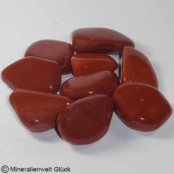 Jaspis rot, Trommelsteine, Edelsteine, Heilsteine