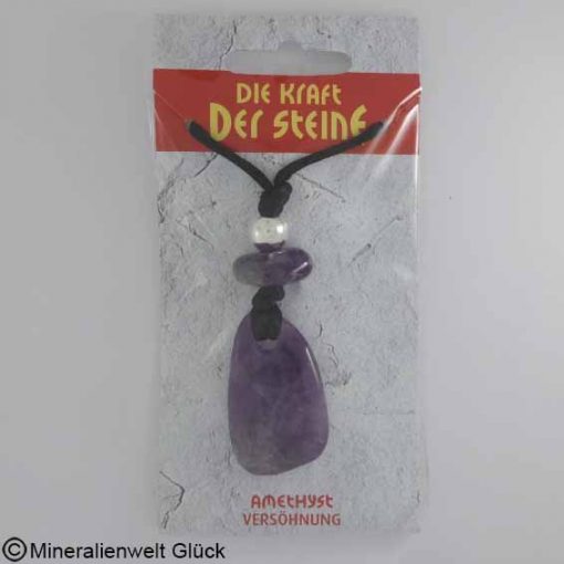 Kraftstein Amethyst, Anhänger, Edelsteine, Heilsteine