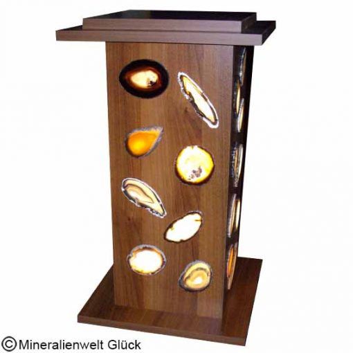 Achatscheiben Lampe, Kristalle, Edelsteine, Heilsteine