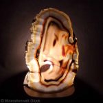 Achatscheibenständer Holz, Edelsteine, Heilsteine