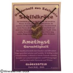 Amethyst Schildkröte, Sternzeichen, Edelsteine, Heilsteine