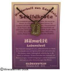 Hämatit Schildkröte, Sternzeichen, Edelsteine, Heilsteine