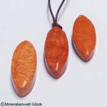 Koralle Rot gebohrt, Mineralien, Edelsteine, Heilsteine