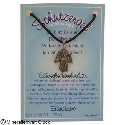 Schneeflockenobsidian Schutzengel, Sternzeichen, Edelsteine, Heilsteine