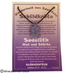 Sodalith Schildkröte, Sternzeichen, Edelsteine, Heilsteine