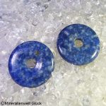 Lapislazuli Donutscheiben, Edelsteinscheiben, Mineralien, Edelsteine, Heilsteine