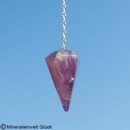 Amethyst Pendel, Edelsteine, Mineralien