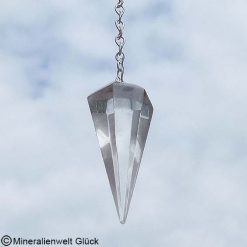 Bergkristall Pendel, Edelsteine, Mineralien