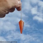 Carneol Pendel, Edelsteine, Mineralien