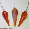 Carneol Pendel, Edelsteine, Mineralien