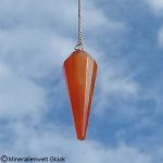 Carneol Pendel, Edelsteine, Mineralien
