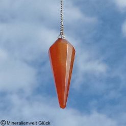 Carneol Pendel, Edelsteine, Mineralien
