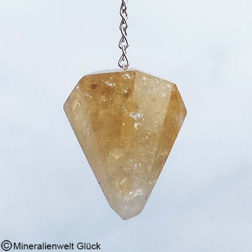 Citrin Pendel, Edelsteine, Mineralien