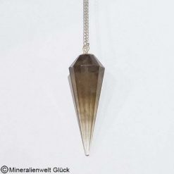 Rauchquarz Pendel, Edelsteine, Radiästhesie, Mineralien