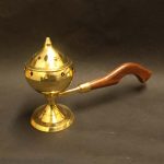 Messinggefäß Selena, Räucherware, Edelsteine, Mineralien