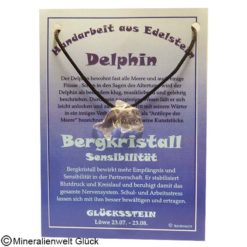 Bergkristall Delphin, Edelsteine, Mineralien