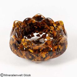 Tigerauge Teelichthalter, Edelsteine, Mineralien