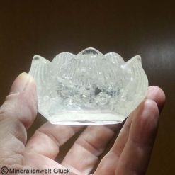 Bergkristall Teelichthalter, Edelsteine, Mineralien